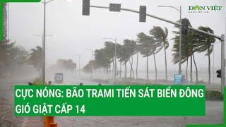 Cực nóng: Bão Trami tiến sát Biển Đông, gió giật cấp 14