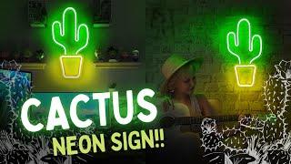 Lumoonosity Cactus led neon light decor 