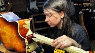 Satisfying refret on an acoustic guitar