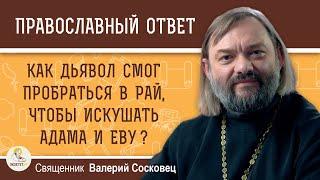 КАК ДЬЯВОЛ СМОГ ПРОБРАТЬСЯ В РАЙ, ЧТОБЫ ИСКУШАТЬ АДАМА И ЕВУ ?  Священник Валерий Сосковец