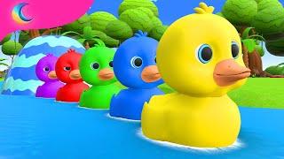 Five Little Ducks | Kids Songs | BluLoo Nursery Rhymes & Kids Songs