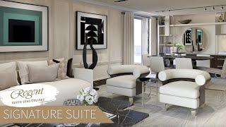 Regent Seven Seas Grandeur | Signature Suite Full Walkthrough Tour & Review | 4K