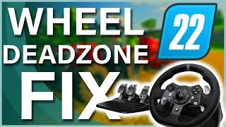 Farm Simulator 22 Steering Wheel Dead-zone Fix & Configuration