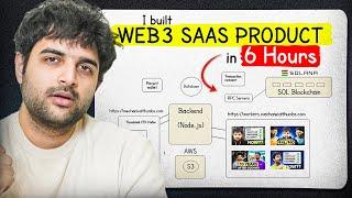 I built a WEB3 SAAS in 6 hours (S3, Nextjs, Solana, Web3.js)
