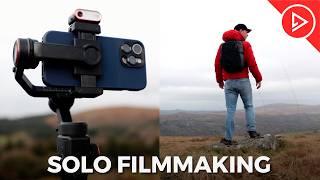 How to FILM YOURSELF - Cinematic B-Roll with a Smartphone Gimbal