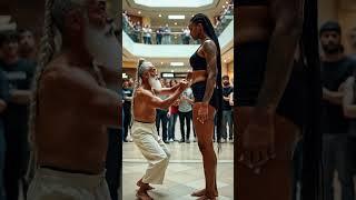 Grandpa Tai Chi was angry.He taught the bully a lesson. #wushufight #kungfu #kungfuskills #taichinh