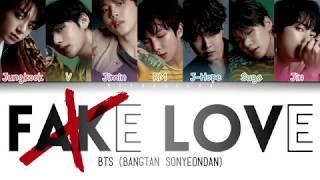 BTS (방탄소년단) - FAKE LOVE (Color Coded Lyrics/Han/Rom/Eng)