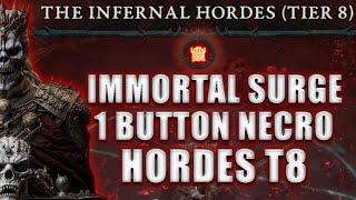 INSANE Necro Build for Infernal Hordes TIER 8 | Diablo 4 Necromancer Season 5 Build #skulm #diablo4