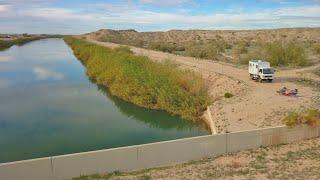 Awesome Waterfront Canal Camping on an Indian Reservation