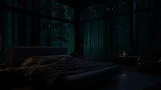 Fall Asleep to the Melodic Rain by the Bedroom Window ️ Relaxing Rain Sounds for Deep Sleep