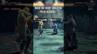 When the enemy threatens with blocking XD #tekken8 #tekken #kazuya #mishima #kazuyamishima #tk8 #tk