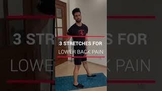 3 Best Stretches For Lower Back Pain #backpain #stretching #physiotherapy #abhinavmahajan