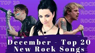 Top 20 New Rock Songs - December 2020. Best December Rock Music.