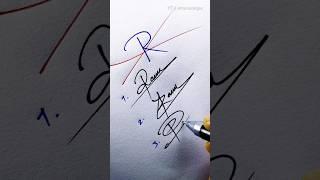 How to sign the letter R ?️