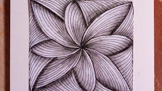 Zentangle Pattern Art| Drawing Pattern