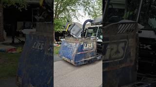 LRS garbage truck on trash #garbagetruck
