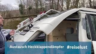 Busausbau: Wie man die Heckklappendämpfer an einem T4 wechselt
