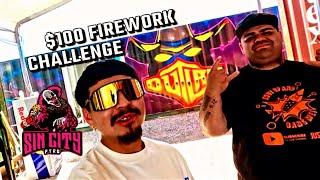 $100 FIREWORK SHOPPING CHALLENGE w/ Just_HD OUTLAW PYRO / BLACKJACK FIREWORKS