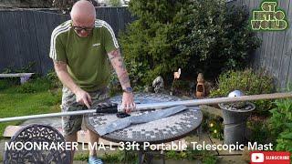 MOONRAKER LMA-L 33ft Portable Telescopic Antenna Mast,Quick Look