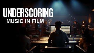 WHAT DOES UNDERSCORING MUSIC IN FILM MEAN AND HOW IS UNDERSCORE ACHIEVED?