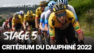 2022 Critérium du Dauphiné - Stage 5 Highlights | Cycling | Eurosport