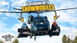 My Blackhawk Can Now Carry 2 Snowmobiles! (Snowed In Ep. 6)