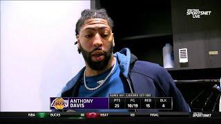 Postgame Interview | Anthony Davis address the Lakers' biggest issue in lose to Suns 127-120 NBA CUP