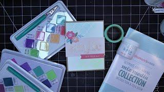 Diamond Press Ultimate Card Making Mixed Media Collection: Chalks Review Tutorial!