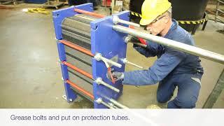 Alfa Laval Gasketed plate heat exchangers - Closing procedure