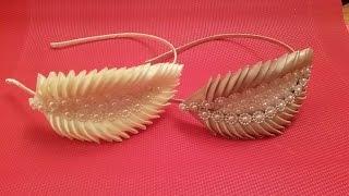 Ободок Канзаши к Вечернему Платью Kanzashi Headband  Marine DIY