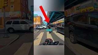 Cop Pushes Rider Off His Brand New Bike! ‍️ Credit: @Joel-f6x5k