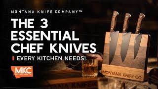 The 3 Essential Chef Knives Every Kitchen Needs