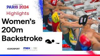 INSANE PERFORMANCE!  | Women's Swimming 200m Backstroke Highlights | #Paris2024