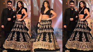 Katrina kaif and Vicky kaushal's First Ramp Walk for Manish Malhotra After Wedding