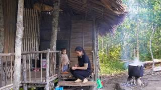 Earn money to buy winter blankets  - Tieu Ca and I picked corn to sell