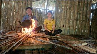 Finishing the kitchen floor after the flood - Disabled father & daughter rely on each other