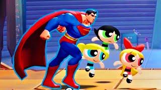 MultiVersus - Powerpuff Girls and Superman Unique Interactions HD