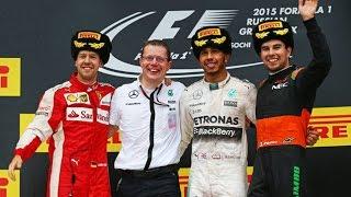 PODIUM OF RUSSIAN GP 2015 F1