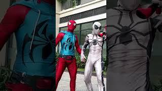 Random SuperHero Doll Team Battle #TeamSpider VS #badguy #randombattle #Doll #SuperHero #shorts