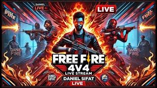 4v4 Custom Match  ( DANIEL SIFAT)    #danielsifat #freefirelive #danielsifat#danielsifat