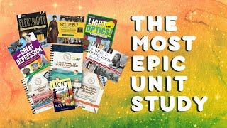 THE MOST EPIC UNIT STUDY EVER |  A Detailed Peek & First Impression: Ticket to Learning