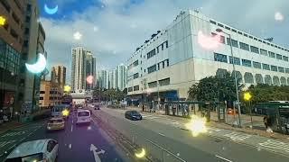 BUS #89X | FROM CHOI HUNG |  GOING TO SHATIN BUS TERMINUS | PASSING THE TATE'S CAIM TUNNEL