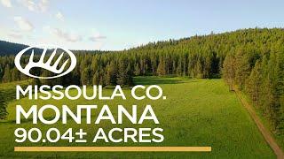 Missoula County, MT 90.04± Acres