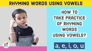 Rhyming Words | Rhyming Words for LKG / UKG Class using Vowels | RKistic