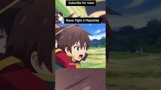 A Masochist's Strongest Weapon  #shorts #anime #edit #konosuba #aqua