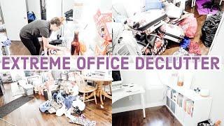 Extreme Office Declutter | Home Office Organization | Navigating Nicole | 2019