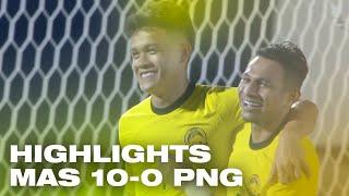 Highlights: Malaysia 10-0 Papua New Guinea | 20 Jun 2023