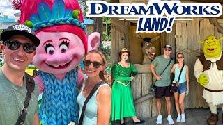 NEW DreamWorks Land at Universal Orlando!  Full Tour, Shows, Characters, Food & More!