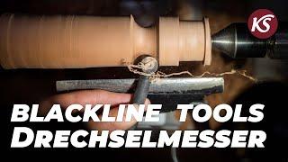 Blackline Tools - Drechselmesser mit Hartmetall / Carbide Klingen