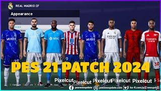 PES 2021 PATCH 2024 OPTION FILE 2024-2025 SP21 4.5 Easy Install